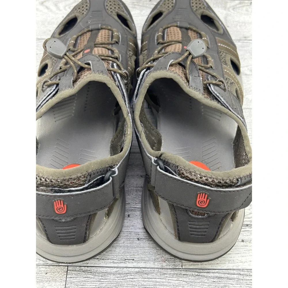 Teva Water Sandals Hiking Sport Quick Dry Breathable Men Size 9‎ Brown Gray